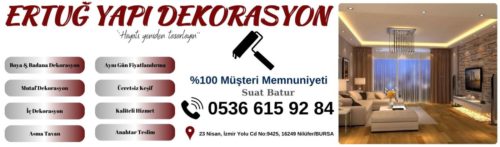 Bursa Dekorasyon Firmaları